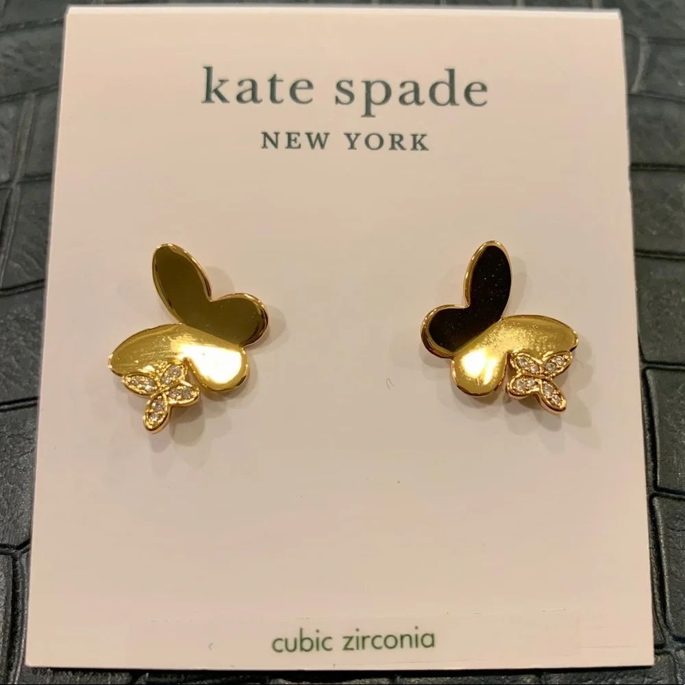 kate spade ♠️ NY in a flutter 🦋 stud earrings